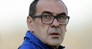 EMPOLI, ITALY - FEBRUARY 08: Maurizio Sarri manager of Empoli FC during the Serie A match between Empoli FC and AC Cesena at Stadio Carlo Castellani on February 8, 2015 in Empoli, Italy.  (Photo by Gabriele Maltinti/Getty Images)