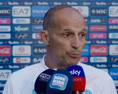 LE INTERVISTE – Napoli, Allegri: oggi dobbiamo uscire dal campo arrabbiati